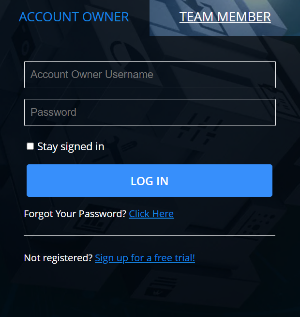 account owner login